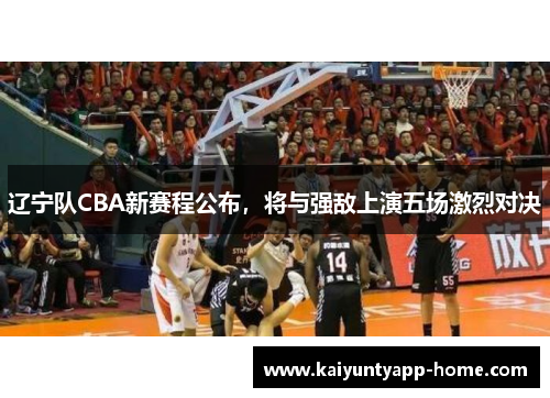 辽宁队CBA新赛程公布，将与强敌上演五场激烈对决